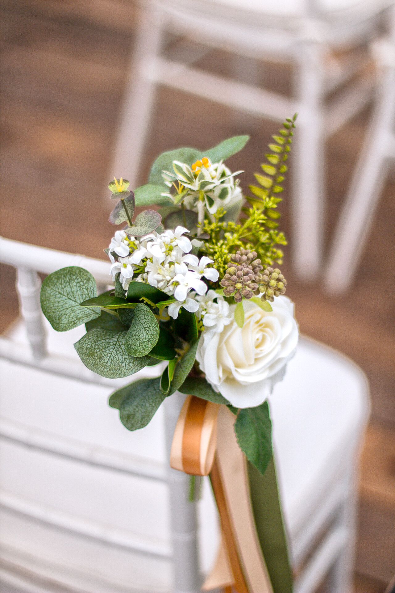 仿真椅背扶手花