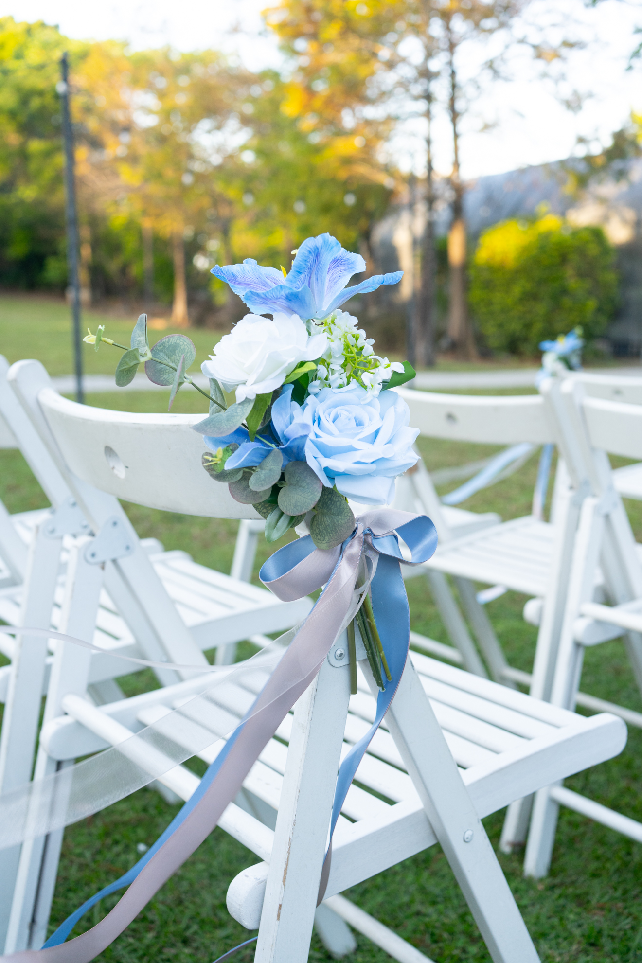 仿真椅背扶手花