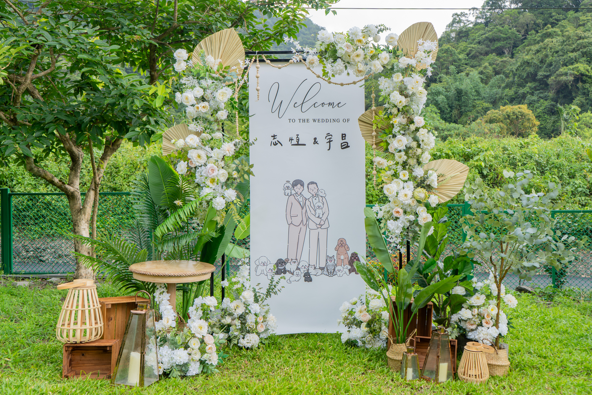 豪華版拱門花柱