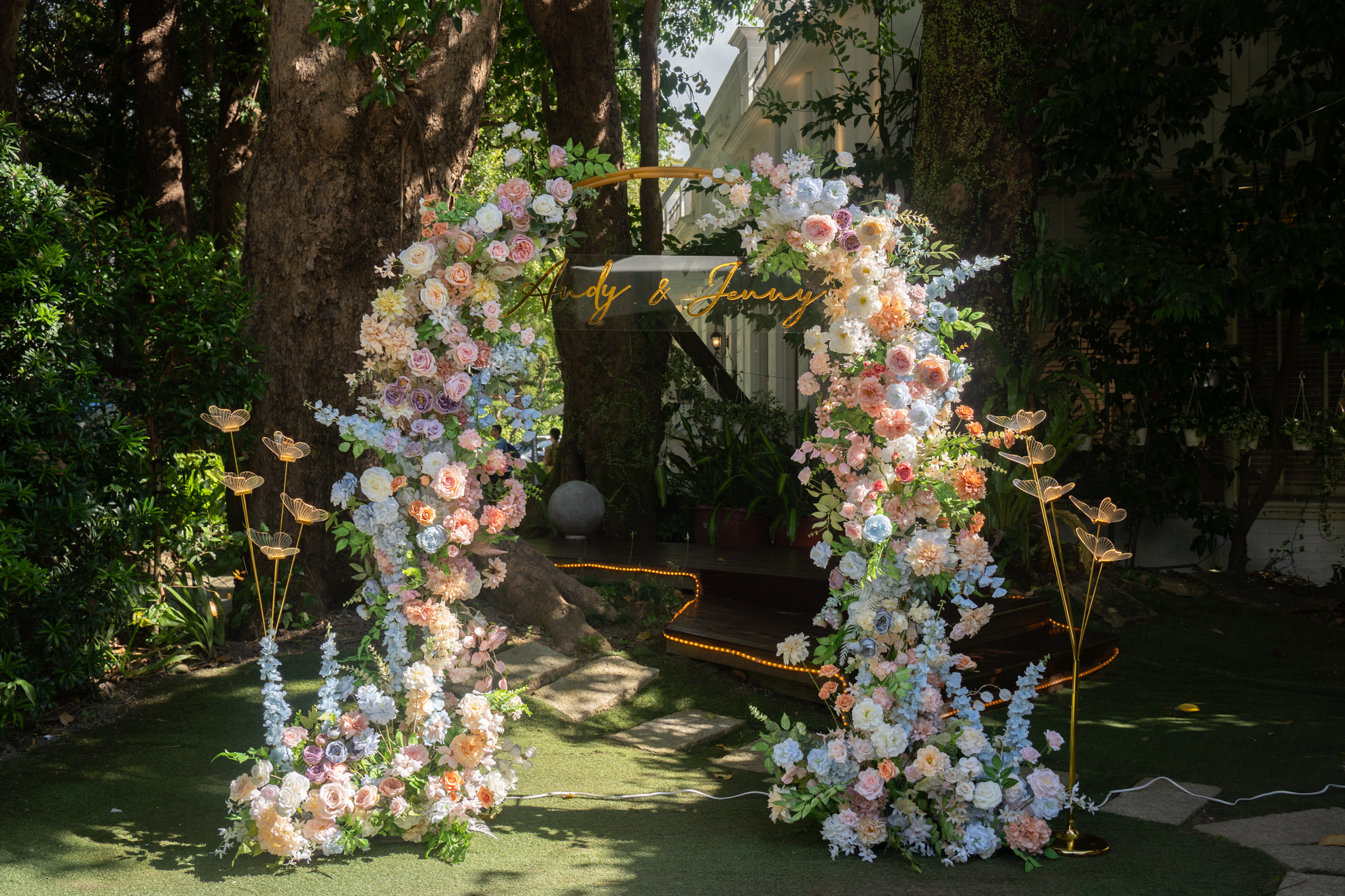 豪華版拱門花柱