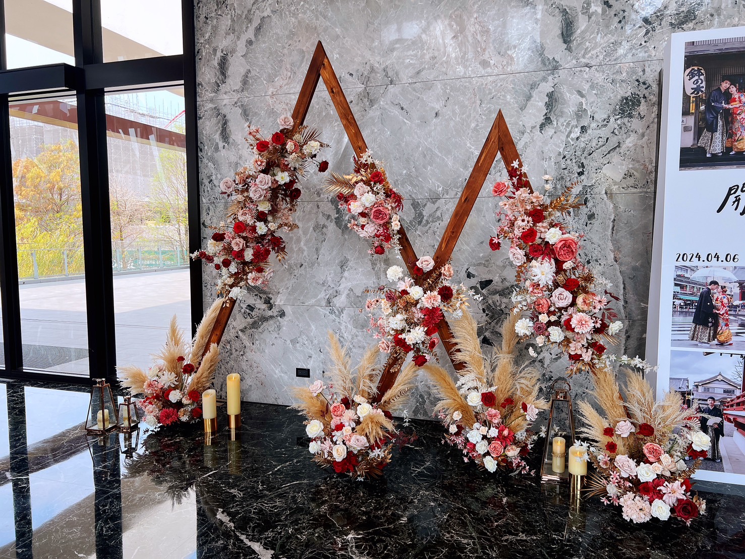 豪華版拱門花柱